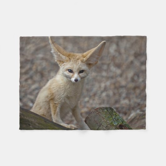 Ik ben All Ears Fleece Blanket Deken (Voorkant (Horizontaal))