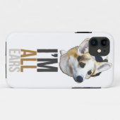 Ik ben All Ears - Welsh Corgi iPhone5/5S Hoesje (Achterkant (horizontaal))