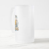 Ik ben alle bieren inspirerend matglas bierpul (Voorkant links)