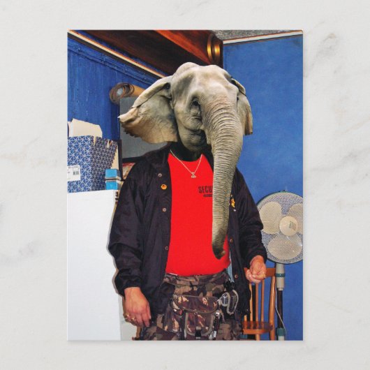 Ik ben alle oren briefkaart (Voorkant)