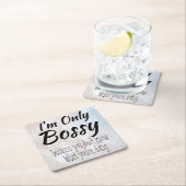 Ik ben alleen Bossy Bokeh Kartonnen Onderzetters (Insitu)