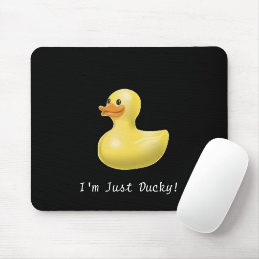 Ik ben alleen Ducky. - Mousepad Muismat (Met muis)