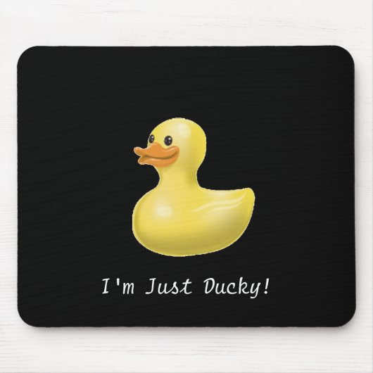 Ik ben alleen Ducky. - Mousepad Muismat (Voorkant)