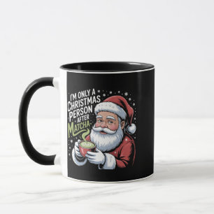 Ik ben alleen een Kerstpersoon na het drinken van Mok