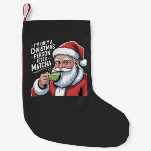Ik Ben Alleen Een Kerstpersoon Na Matcha Kleine Kerstsok