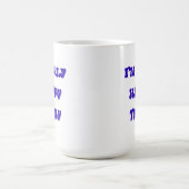 Ik ben alleen maar blij met de klassieke mok (Center)