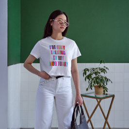 Ik ben alleen met mijn hond aan het praten vandaag trui