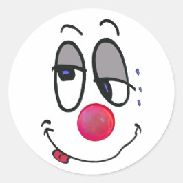 Ik ben allemaal glimlach. ronde sticker