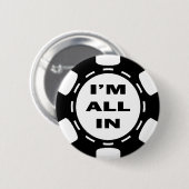 IK BEN ALLEMAAL IN DE KOPER RONDE BUTTON 5,7 CM (Voorkant /achterkant)