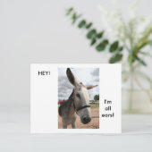 Ik ben allemaal oorlogen briefkaart (Staand voorkant)