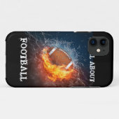 IK BEN ALLEMAAL OVER FOOTBALL Case-Mate iPhone CASE (Achterkant (horizontaal))