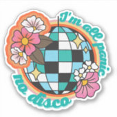 Ik ben allemaal Panic No Disco Sticker (Voorkant)