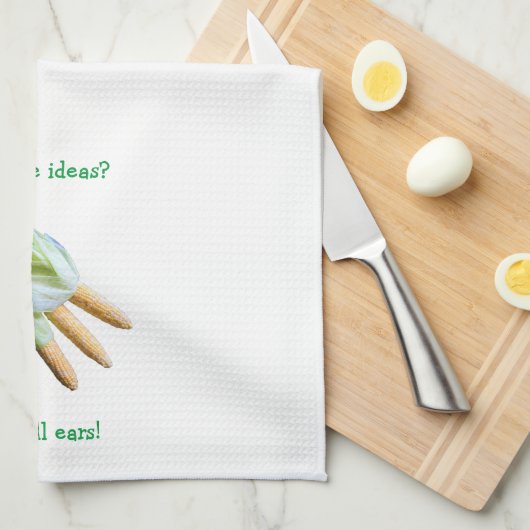 Ik ben allemaal sukkeloze, groente keukenhanddoek (Quarter Fold)