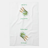 Ik ben allemaal sukkeloze, groente keukenhanddoek (Verticaal)