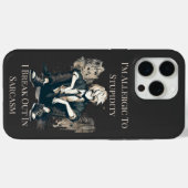 Ik ben allergisch voor domheid en krijg uitslag va Case-Mate iPhone case (Achterkant (horizontaal))