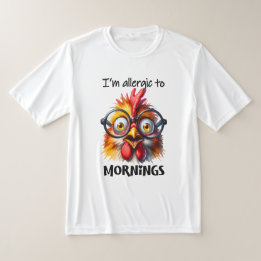 Ik ben allergisch voor ochtenden! t-shirt