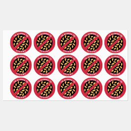 Ik ben allergisch voor sesamzaadallergie labels