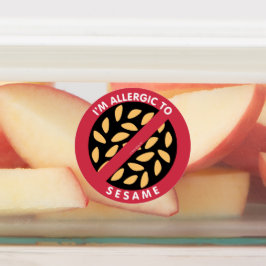 Ik ben allergisch voor sesamzaadallergie labels