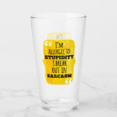 Ik ben allergisch voor stommiteit die ik in Sarcas Glas (Voorkant)