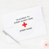 Ik ben allergische Stickers (vel van 6) (Envelop)