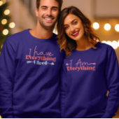 Ik ben alles Valentijnsdag koppel matching Trui