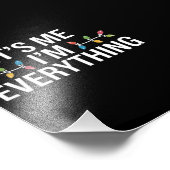 Ik ben alles wat familie kerst matchen foto afdruk (Hoek)