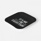 Ik ben alles wat familie kerst matchen papieren bordje (Gebogen)