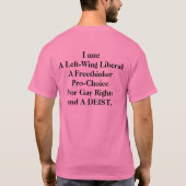 Ik ben alles wat je... t-shirt (Achterkant)