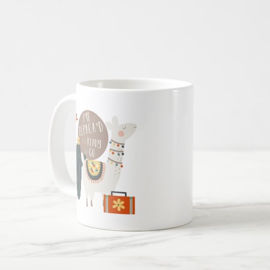 Ik ben Alpaca'd en Klaar om Mok te gaan (Voorkant links)