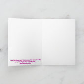 Ik ben alpha en omega Wenskaart Kaart (Binnen)