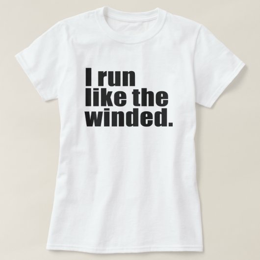 IK BEN ALS DE WIND T-SHIRT (Design voorkant)