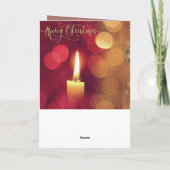 Ik ben als licht gekomen, John 12:46 Bijbelversie. Feestdagen Kaart (Achterkant)