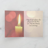 Ik ben als licht gekomen, John 12:46 Bijbelversie. Feestdagen Kaart (Binnen)