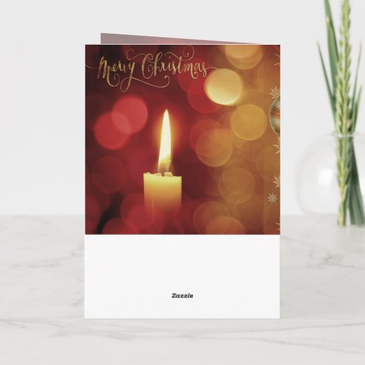 Ik ben als licht gekomen, John 12:46 Kerstmis Feestdagen Kaart (Achterkant)