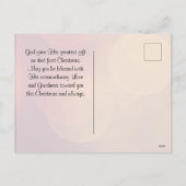 Ik ben als licht gekomen, John 12:46 Kerstmis Feestdagenkaart (Achterkant)