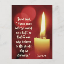 Ik ben als licht gekomen, John 12:46 Kerstmis
