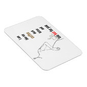 Ik ben als mijn koffie, donker, bitter en te warm. magneet (Rechterzijde)