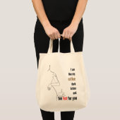 Ik ben als mijn koffie, donker, bitter en te warm. tote bag (Voorkant (product))