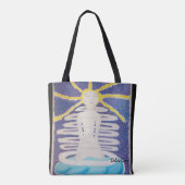 Ik ben altijd al druk geweest tote bag (Achterkant)