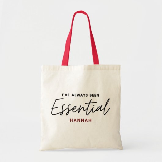Ik ben altijd al een essentiële moderne leuke typo tote bag (Voorkant)