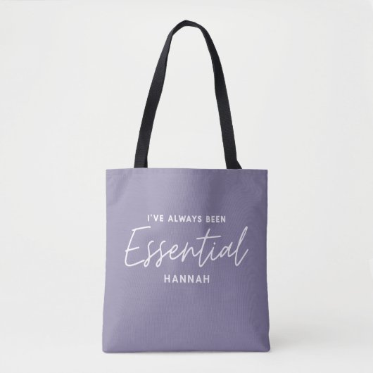 Ik ben altijd al een essentiële moderne leuke typo tote bag (Voorkant)