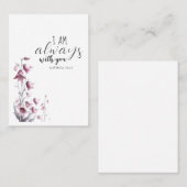 Ik ben altijd bij je begrafenisgebed Kaart Visitekaartje (Voorkant / Achterkant)