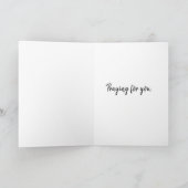 Ik ben altijd bij je, Bijbelvers Christelijk Kaart (Binnen)