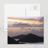 Ik ben altijd bij je. briefkaart (Voorkant / Achterkant)