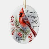 Ik ben altijd bij je keramisch ornament (Rechts)
