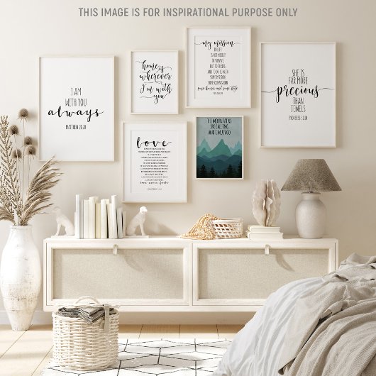 Ik ben altijd bij jou, Matthew 28:20 Poster