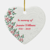 Ik ben altijd bij jou - Red Kardinaal Memorial Keramisch Ornament (Achterkant)