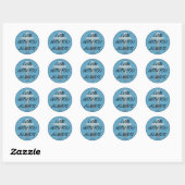 Ik ben altijd bij jou ronde sticker (Vel)