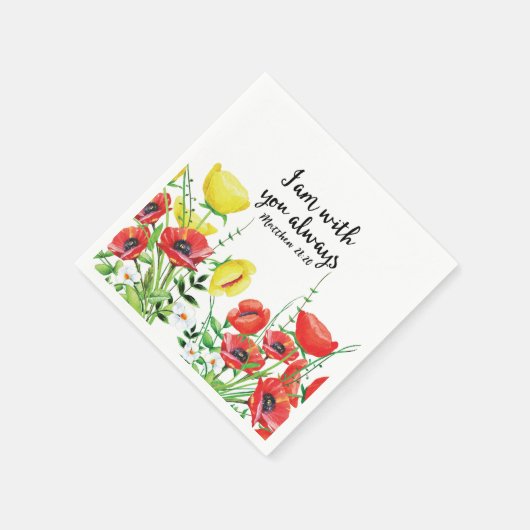 Ik ben altijd bij jou servetten (Hoek)