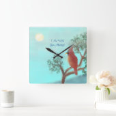 "Ik ben altijd bij jou" Vierkante Klok (Huis)